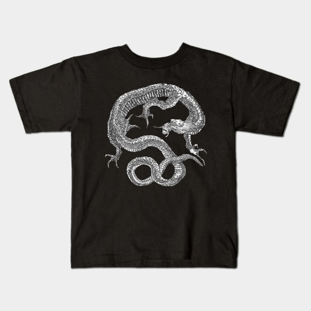 Lucky Dragon Kids T-Shirt by optimustees